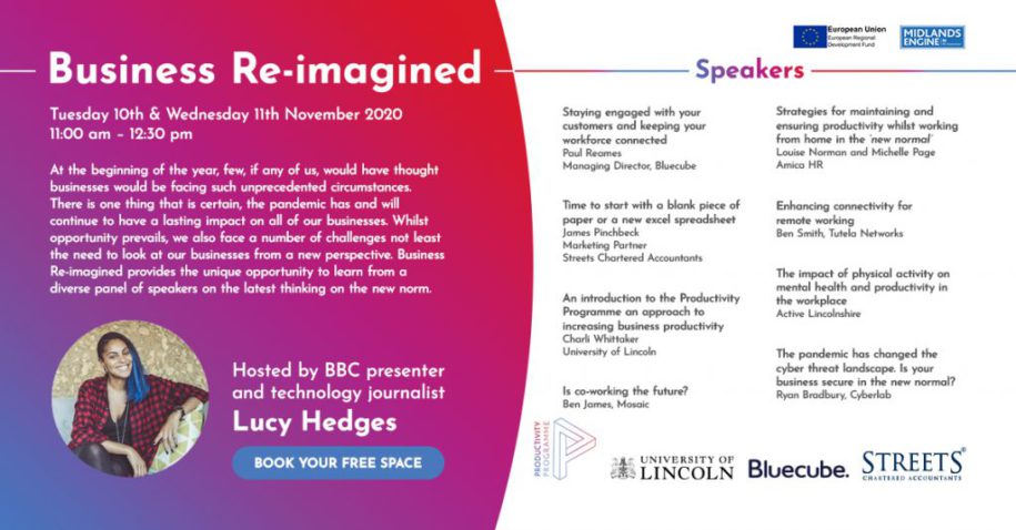 Join us for the Business Re-imagined virtual conference